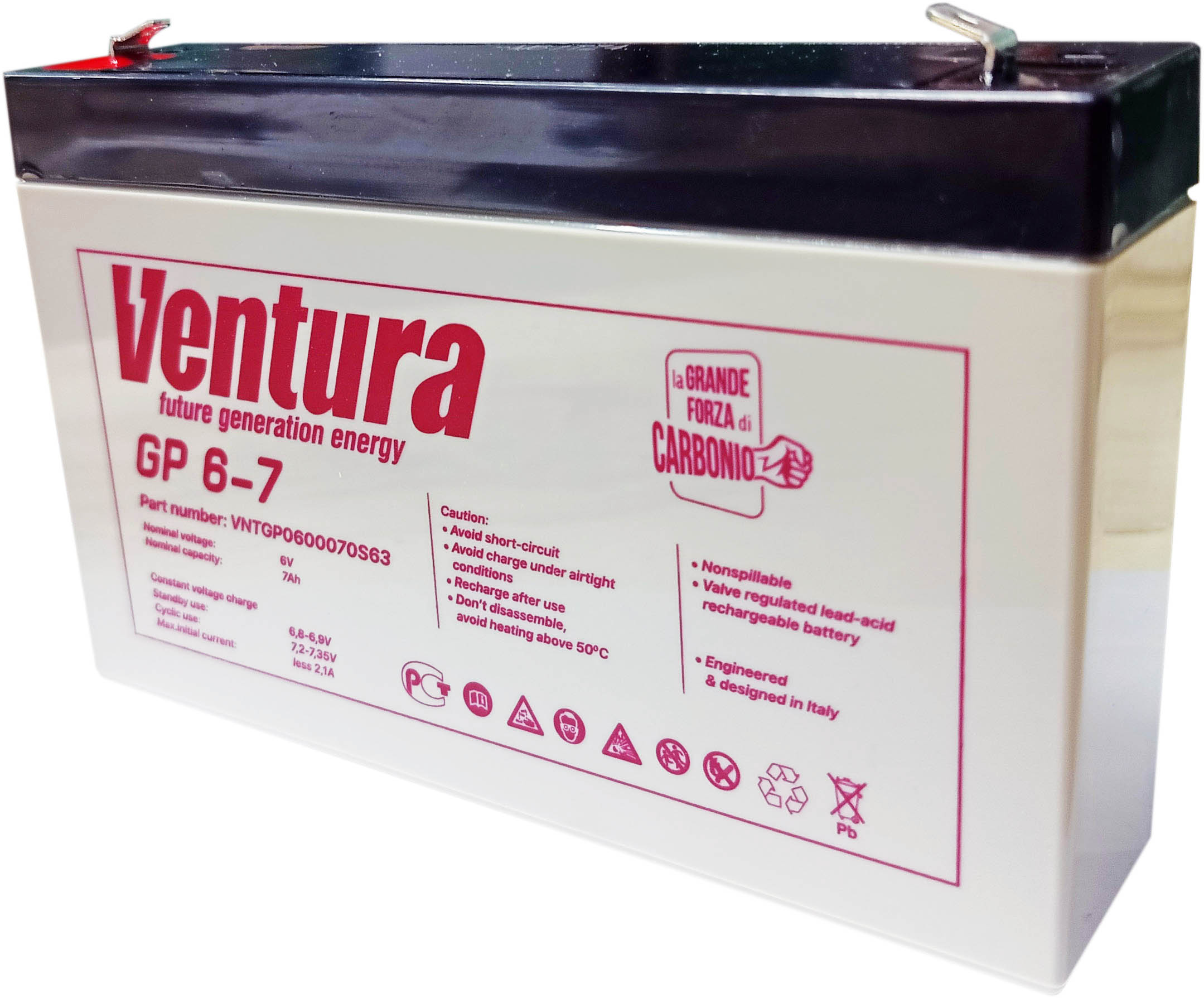 Батарея акумуляторна VENTURA GP 6-7 (1042424)